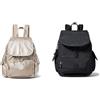Kipling City Pack Mini, Zaino Donna, Argento (Metallic Glow), Taglia unica City Pack S, Zaino Donna, Nero (Black Noir), Taglia unica