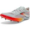 BROOKS Hyperion Elite MD, Sneaker Uomo, Illusion Blue Coral Orange, 46.5 EU