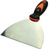 AERZETIX - Spatola per pittura 125mm - Coltello per stucco/rivestimento - Spatola per muratura/intonacatore - Raschietto per carta da parati - Manico bimateriale plastica/gomma - C46026