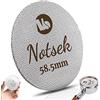 NOTSEK Schermo a disco da 58 mm, filtro per caffè con scatola in acrilico, riutilizzabile, spessore 1,7 mm, 150 μm, schermo espresso in acciaio inossidabile 316L