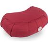 TORTUGA MEDITATION & YOGA TORTUGA - Cuscino Meditazione Yoga Zafu - Altezza 15cm - Ripieno di grano saraceno sostenibile - Fodera in cotone facile da lavare - Migliora la postura e la consapevolezza (Granato)