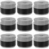PATIKIL Nastro per Impugnatura Racchetta da Tennis 43.3, pz9 Overgrip Elastiche Antiscivolo Cuscino per Racchetta da Badminton e Canna da Pesca, Grigio