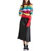 United Colors of Benetton Maglia G/C M/L 103ME107E Maglione, Multicolor, XS Donna