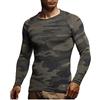 Leif Nelson Maglione Uomo Girocollo Felpa a Maglia LN-1770 Khaki Blu X-Large