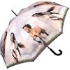 VON LILIENFELD® Ombrello Cavalli selvatici Pioggia Lungo Classico Automatico Donna Uomo Bambini