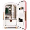 Generic Frigorifero per la cura della pelle, mini frigo, per cosmetici, cosmetici, camera da letto, portatile, per la cura della pelle