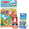 Melissa & Doug Sticker Wow Pacchetto Tigre: Blocco attività di 24 Pagine, Timbratore di Adesivi, 500 Adesivi, Personaggio da Collezione e Giocattolo Fidget per Lavoretti Artistici