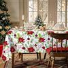 Nada Home Tovaglia Natalizia rettangolare 12 Posti Copritavolo Twill stampato 6974
