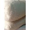 Corredocasa Trapunta piumone Coral Tinta Unita Caldo Vellutata Cinigliata Invernale Made in Italy per un Letto Morbido Piumino 4 Stagioni Double Face- Imbottitura Felpata (Singolo, Panna agnellato)