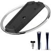 Joynine Supporto Verticale per Console PS5 Slim Base per Playstation5 Slim Stand per PS5 Slim Realizzato in ABS e Lega di Zinco Base per PS5 Compatibile con PS5 Slim Disc&Digitale Console Gaming -Nero