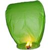 PARTYLANDIA CF 10pz Lanterna Cinese, Biodegradabile, Mongolfiera Volante Pallone Aerostatico Cielo Feste Sky Lantern (Verde)