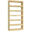 vidaXL Libreria/divisorio in legno di pino massiccio, 100 x 30 x 200 cm