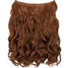 CAISHA 50cm 1 Trama Extension con Banda Elastica Extensions Per I Capelli Posticcio Ondulato Biondo Chiaro E115-1