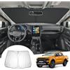 GAFAT [Upgrade] GAFAT Compatibile con Ford Ranger T9 2023-2025 2026 Parasole per Parabrezza interno, Accessori Ranger T9 Raptor Wildtrak XLT Parabrezza Parasole, Raffreddamento, Protezione UV