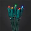 hellum Catena luminosa 20 LED colorata per interni 2,85 m lunghezza luce 1,5 m cavo di alimentazione decorazione giardino festa 563252