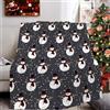 Liligada Coperta natalizia in flanella Morbida coperta natalizia Biancheria da letto Regali di Natale per bambini Adulti per tutte le stagioni(50 x 60, #02)