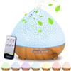 ZZXLOPEZ Diffusore di Oli Essenziali, 500ml Diffusore di aromi, Spegnimento Automatico Senza Acqua e 7 Colori LED, Umidificatore, Aromaterapia Diffusori per Casa, Ufficio, Spa, Yoga, Camera da Letto