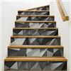 Plage 3 Adesivi per Scale, Vinile, Grigio, 100 x 0,1 x 19 cm