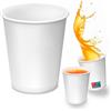Caffetti 50 Bicchieri Monouso Grandi in Carta per Acqua, 210 ml Usa e Getta In Cartoncino Riciclabili per Bevande Calde, Bibite, Asporto, Festa, Ufficio - Bianco