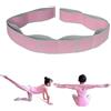 YNR Fascia elastica con passanti multipli, per esercizi di yoga, fasce di resistenza per allenamento di ginnastica, pilates, fitness, danza latina, 8 anelli, rosa