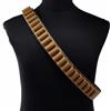Gunyoo Bandoliera per cartucce di fucile 27 Round 12 o 20 Gauge Tattico Regolabile Shotshell Holder Shot Gun Shell Cintura con Fibbia a Sgancio Rapido per Caccia Tiro Sportivo (Marrone)