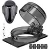 Your Day Mate Set di sicurezza per bambini del forno, 6 x coprimanopola, 1 x blocco di sicurezza per bambini della porta del forno in nero, per manopole del forno di Ø massimo 4