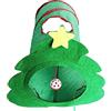 Pnuokn Tunnel per albero di Natale giocattolo a molla per gatti