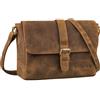 STILORD 'Letizia' Borsa a tracolla donna cuoio borsello donna tracolla borsa donna tracolla media borsa di cuoio vintage borsa a mano vera pelle retro, Colore:vinto - marrone