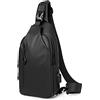 Victop Monospalla Uomo Borsa a Spalla con Porta di Ricarica USB Uomo Zaino a Tracolla Impermeabile Sling Bag Borsello a Tracolla per Uomo per Viaggio, Ciclismo,Lavoro,Sport,Bicicletta
