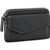 STILORD 'Cruz' Porta-chiavi Pelle RFID per Uomo e Donna Portachiavi Moto Cuoio Organizer Chiavi Porta-Carte Vintage, Colore:nero