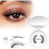 Higu Clace Ciglia Magnetiche Senza Eyeliner - Look Naturale Con Applicatore, Non Necessita di Colla (Kit-C)