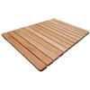 C.M. Pedana Doccia Antiscivolo 105x63 in Legno Ideale per Piatto Doccia 120x80 Cm