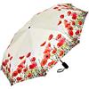 VON LILIENFELD® Ombrello Pieghevole Tascabile Automatico Leggero Stabile Colorato Fiore Papaveri