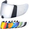 VCOROS Visiera per Casco,Protezione per Il Vento del Motociclo,Casco Parabrezza Moto Visiera a Lente Integrale per Hjc C70 FG-17 IS-17 (Argento cromato)