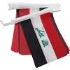 AZ FLAG Ghirlanda 6 Metri 20 Bandiere Iraq 21x15cm, Bandiera Irachena 15 x 21 cm - Festone Bandierine