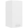 VCM Armadio da cucina, larghezza 30 cm, porta in legno, pensile da cucina, mobili da cucina, colore: bianco