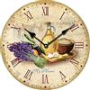 YOAI Orologio da parete da cucina, stile rustico, stile rustico, al quarzo, senza ticchettio, orologio da cucina, 30 cm/12 pollici