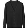 GSAEIMCT Cardigan Da Donna In Cashmere Lavorato A Maglia A Trecce Twist - Nero Cappotto Maglione Da Madre Anziana Caldo E Grosso Di Mezza Età, Giacca Da Donna Autunno Inverno Tinta Unita Nonna Top In Maglier