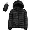 Eauptffy Piumino Donna Woman Down Jacket Giubbino Termici Tempo Libero Giacca Invernale Caldi Jacket Caldo Inverno Piumino Basic Impermeabile, Abbigliamento per Escursionismo E Sci