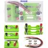 CYIOU Circuito Elettrico Kit,Esperimenti per Bambini, Circuito Starter Kit,di Apprendimento Scientifico, Lampadina Interruttore Linea Conduttiva, Laboratorio di Fisica per Esperimenti