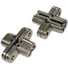 Aerzetix - 2 Cerniere Invisibili da Incasso 13/45 mm