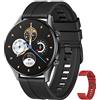 IMILAB Smartwatch, Fitness Tracker, 1.32 Full Touch Screen Bluetooth IP68 impermeabile, cardiofrequenzimetro, monitor del sonno, orologio sportivo all'aperto