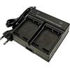 justinpower-eu Caricabatterie compatibile con Canon LP-E8 LPE8 LC-E8C LC-E8E EOS 550D 600D 650D 700D, EOS Kiss X4, Kiss X5, Kiss X6i, EOS Rebel T2i T3i T4i DSLR