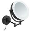 Libaro Specchio cosmetico XXL Tokyo - Specchio da parete a LED con funzione dimmer, spegnimento automatico, ingrandimento 3x/7x e superficie specchio extra large [classe energetica E]