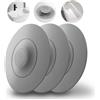 HUAERSICO Tappo Vasca da Bagno Silicone 3 Pezzi - Morbido Tappi per Vasca Universale - Tappo Lavandino Cucina Silicone con Filtro per Alimenti e Capelli per Lavandini, Lavabi e Vasche da Bagno