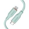 Anker Powerline III Flow, Cavo USB-C-Lightning [Certificato MFi] iPhone 12 PRO Max/12/11 PRO/X/XS/XR/8 Plus, AirPods PRO, (90cm), Power Delivery, Gel silice, Verde Menta