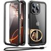 Beeasy Cover per iPhone 16 Pro Max Impermeabile - 360° Militare Antiurto Antipolvere Indistruttibile Resistente, con Protezione Schermo e Fotocamera, IP68 Waterproof Custodia, per Outdoor Subacquea