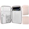 MoKo Borsa Sleeve per Tablet da 13 Pollici, Compatibile con 13 inch iPad Air M4, 13 inch iPad Pro M5, Mac Neo (A18 Pro), Galaxy Tab S8+/S9+ 12.4, Custodia da Trasporto con Tasca, Rosa