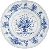 LE COQ PORCELAINE Anthiros piatto frutta blu Ø cm 21 (minimo 6 pezzi)