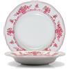 LE COQ PORCELAINE Anthiros piatto fondo porpora Ø cm 23,5 (minimo 6 pezzi)